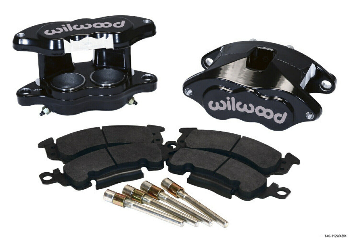 brake disc rotor Wilwood D52フロントキャリパーキット-BlackPWDR 2.00 / 2.00INピストン1.28INローター-1 Wilwood D52 Front Caliper Kit - Black Pwdr 2.00 / 2.00in Piston 1.28in Rotor - 1【並行輸入品】