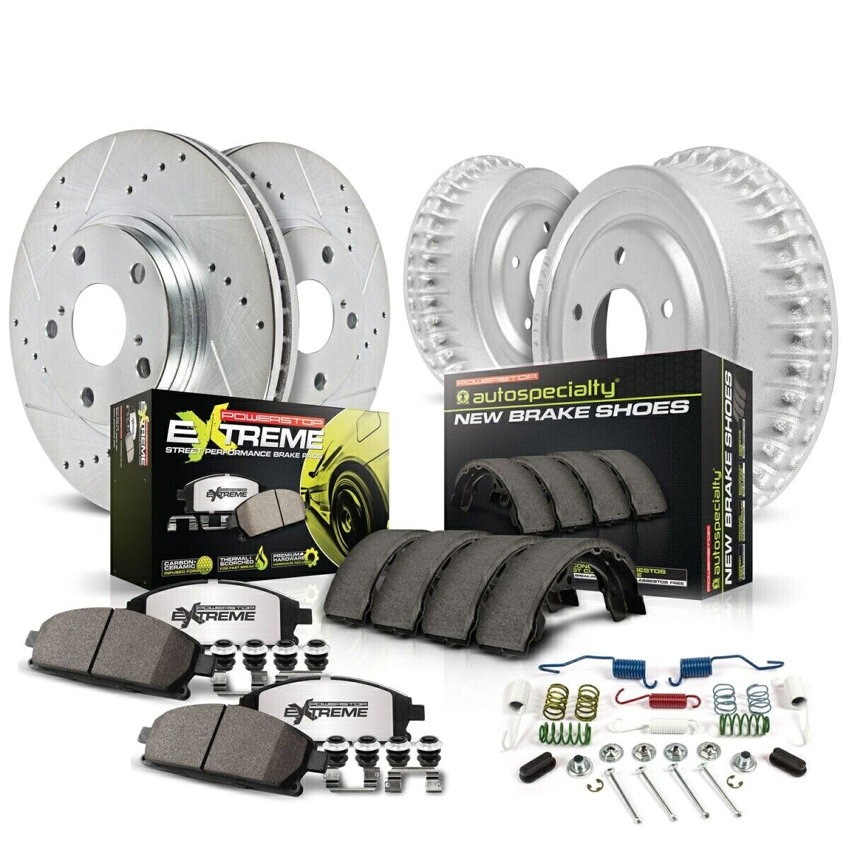 brake disc rotor K15239DK-26 PowerStop Brake Disc and Drum Kits 4-Wheel Set Front＆Lear New K15239DK-26 Powerstop Brake Disc And Drum Kits 4-Wheel Set Front & Rear New【並行輸入品】 91,234円