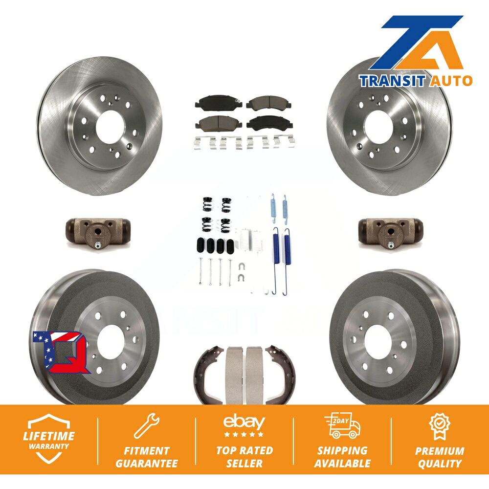 brake disc rotor シボレーシルバラード1500用のフロントリアブレーキローターセラミックパッド＆ドラムキット（9pc） Front Rear Brake Rotor Ceramic Pad & Drum Kit (9Pc) For Chevrolet Silverado 1500【並行輸入品】｜Us Custom Parts Shop USDM