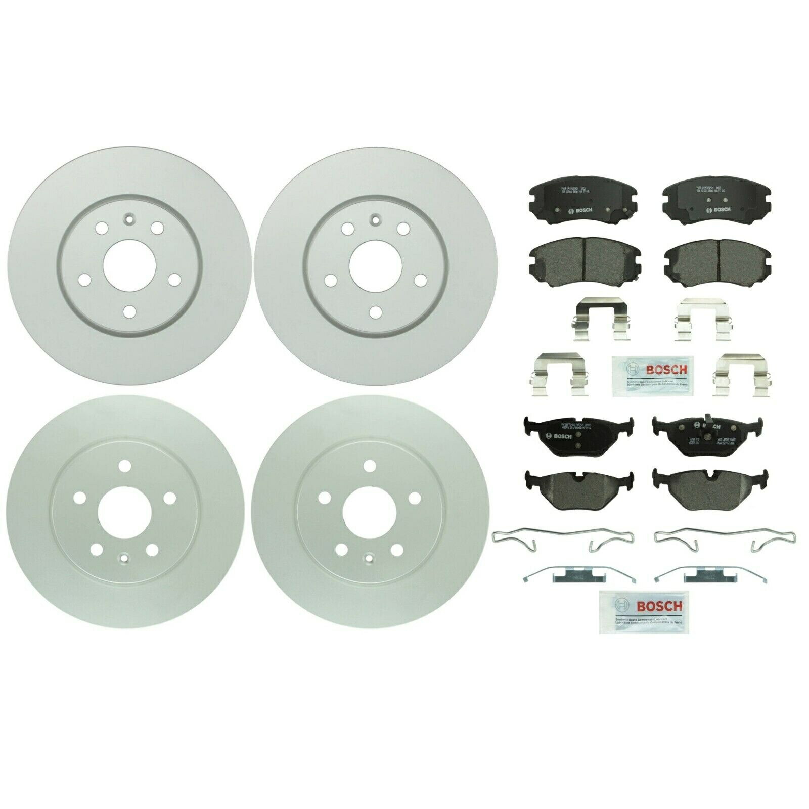 brake disc rotor ボッシュフロント321mm＆リア315mmブレーキキットディスクローターSaab 9-5用セミメットパッド Bosch Front 321mm & Rear 315mm Brake Kit Disc Rotors Semi-Met Pads For Saab 9-5【並行輸入品】