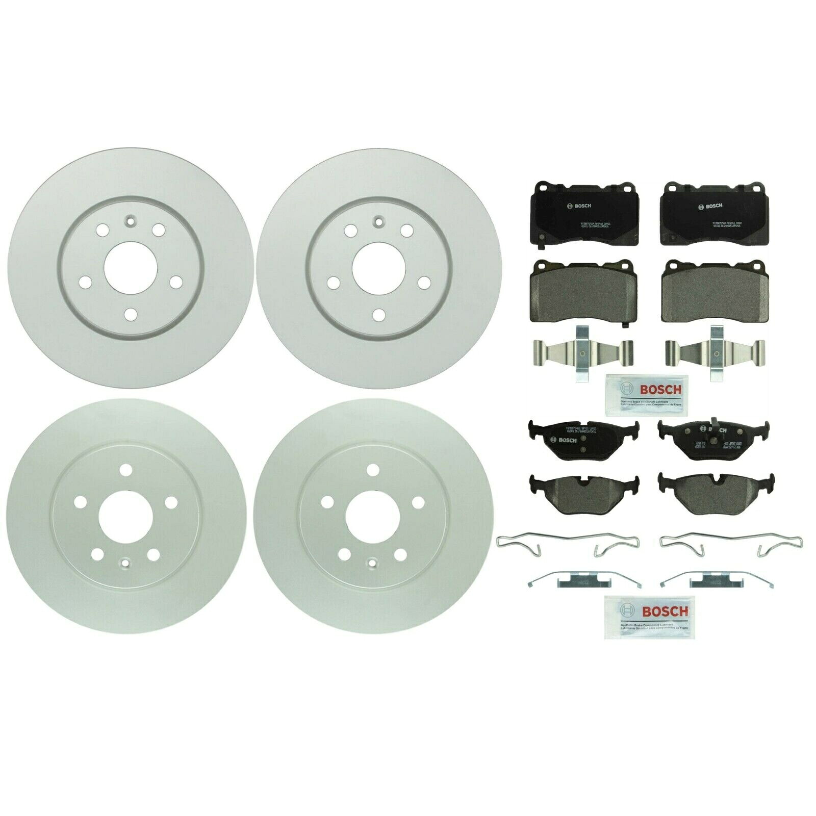 brake disc rotor ボッシュフロント321mm＆リア315mmブレーキキットディスクローターSaab 9-5用セミメットパッド Bosch Front 321mm & Rear 315mm Brake Kit Disc Rotors Semi-Met Pads For Saab 9-5【並行輸入品】