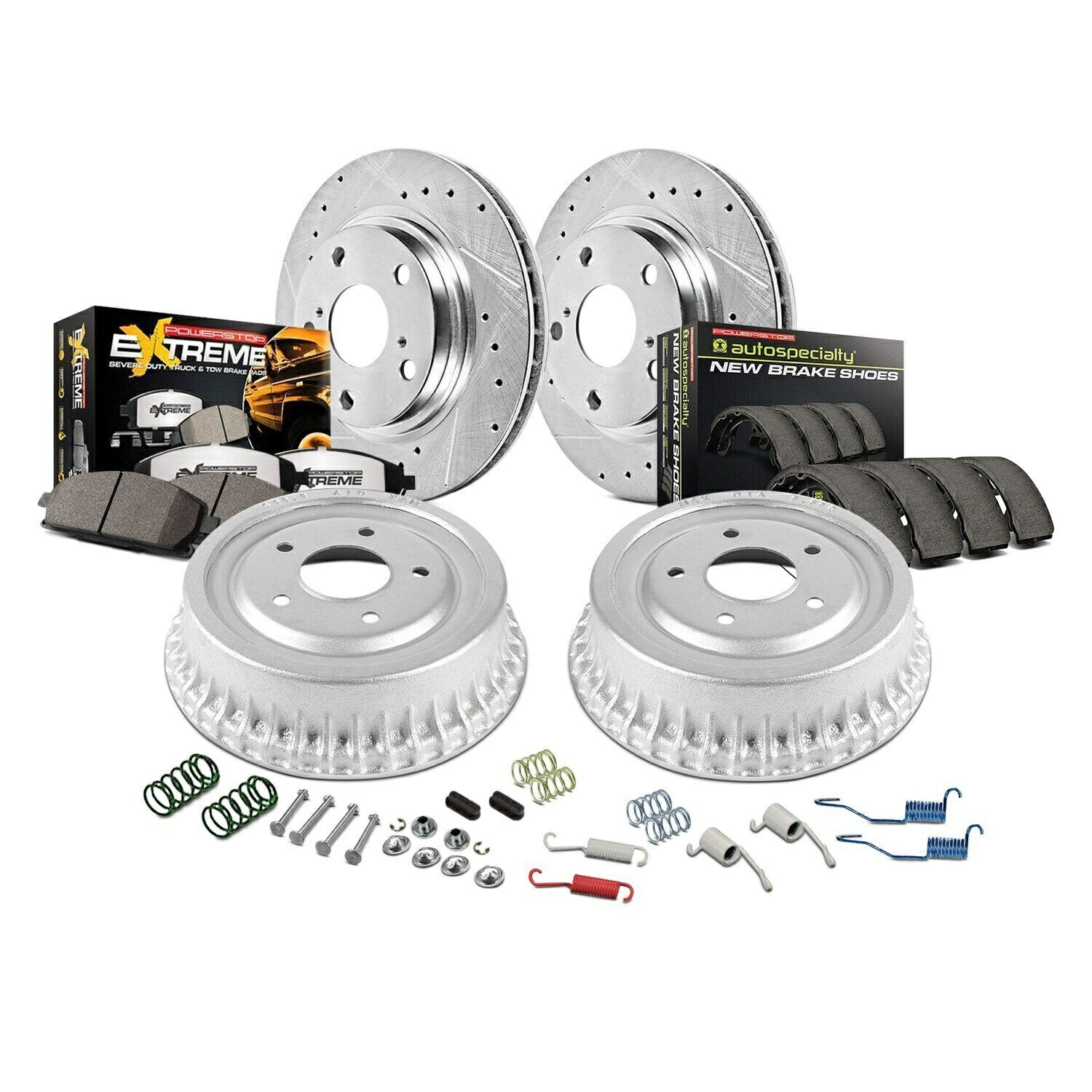 brake disc rotor Chevy LLV 87-88ブレーキキットパワーストップZ36エボリューションドリル&スロットディスク& For Chevy LLV 87-88 Brake Kit Power Stop Z36 Evolution Drilled & Slotted Disc &【並行輸入品】|Us Custom Parts Shop USDM