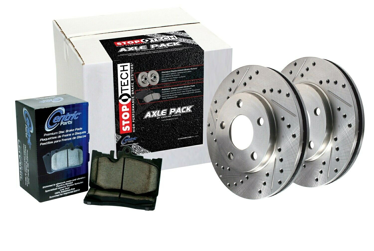 brake disc rotor STOPTECH 978.40032F SELECT SPORT AXLE PACK FITS 14-15 Accord Stoptech 978.40032F Select Sport Axle Pack Fits 14-15 Accord【並行輸入品】