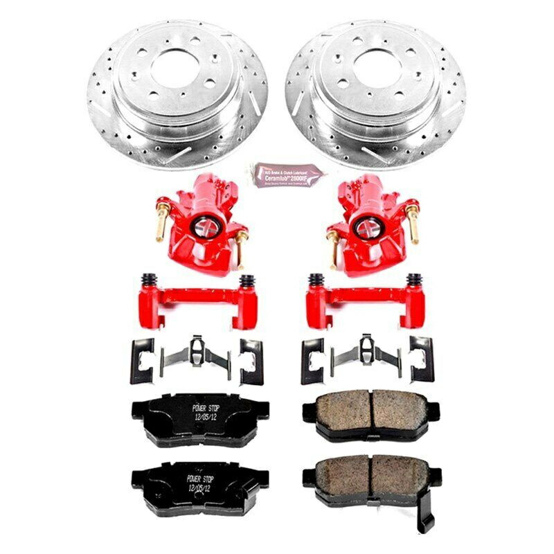 brake disc rotor パワーストップ1クリックZ23エボリューションスポーツブレーキキット92-00ホンダシビック Power Stop 1-Click Z23 Evolution Sport Brake Kit for 92-00 Honda Civic【並行輸入品】