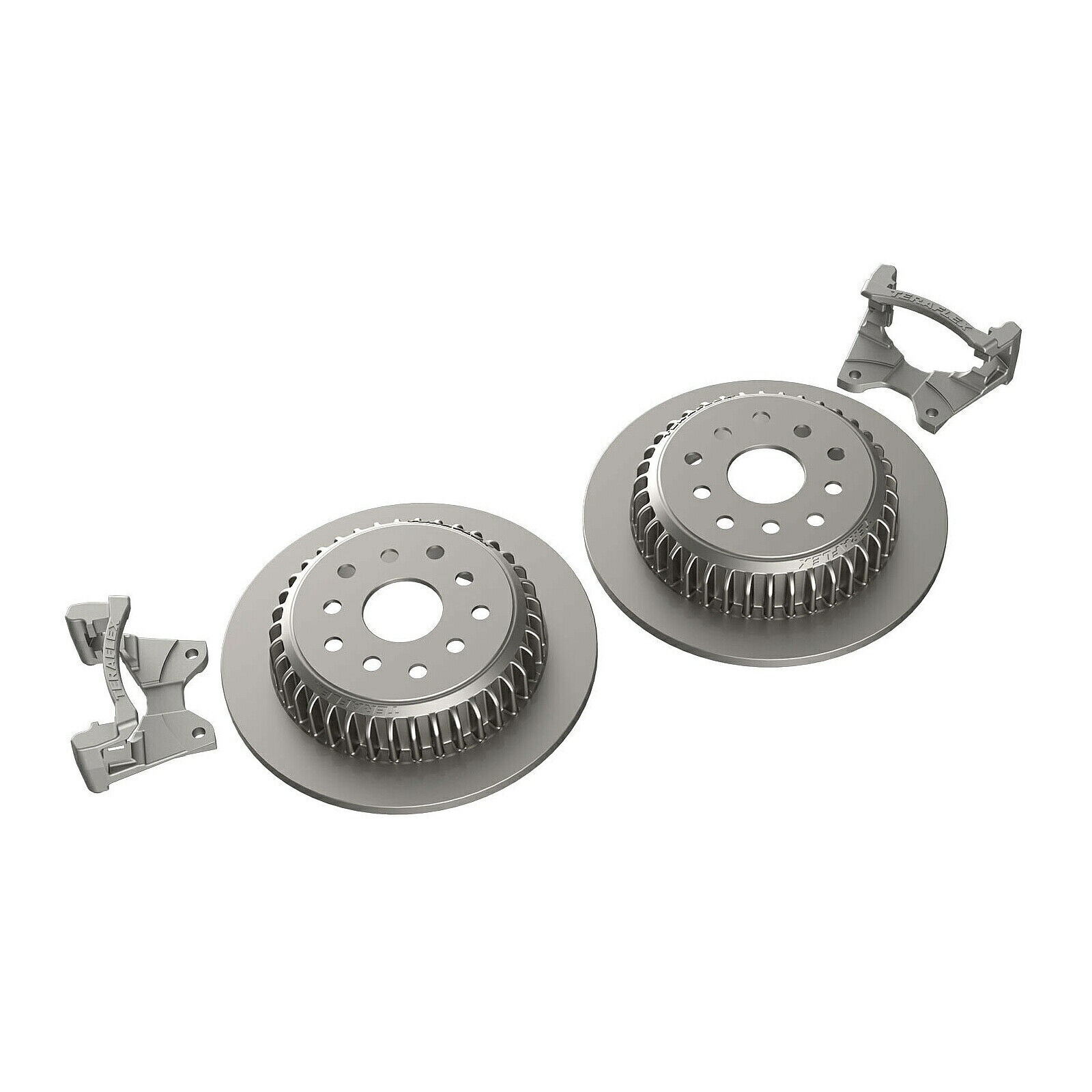 brake disc rotor Teraflex 4304450リアビッグローターキットw/ソリッド5x5 \