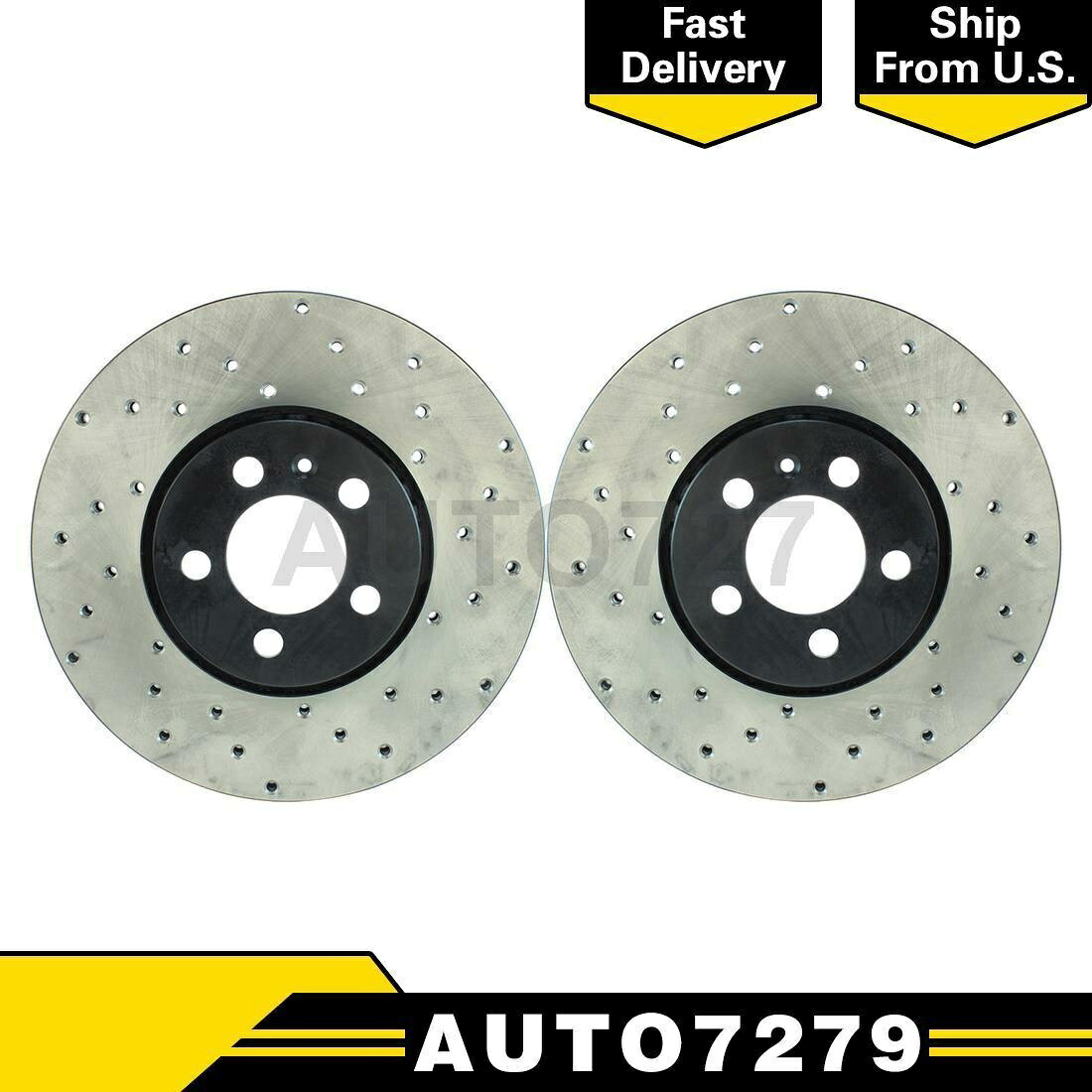 brake disc rotor ストップテックフロント左前面右2pcsディスクブレーキローターのアウディA1 2011-2018 StopTech Front Left Front Right 2PCS Disc Brake Rotor For Audi A1 2011-2018【並行輸入品】