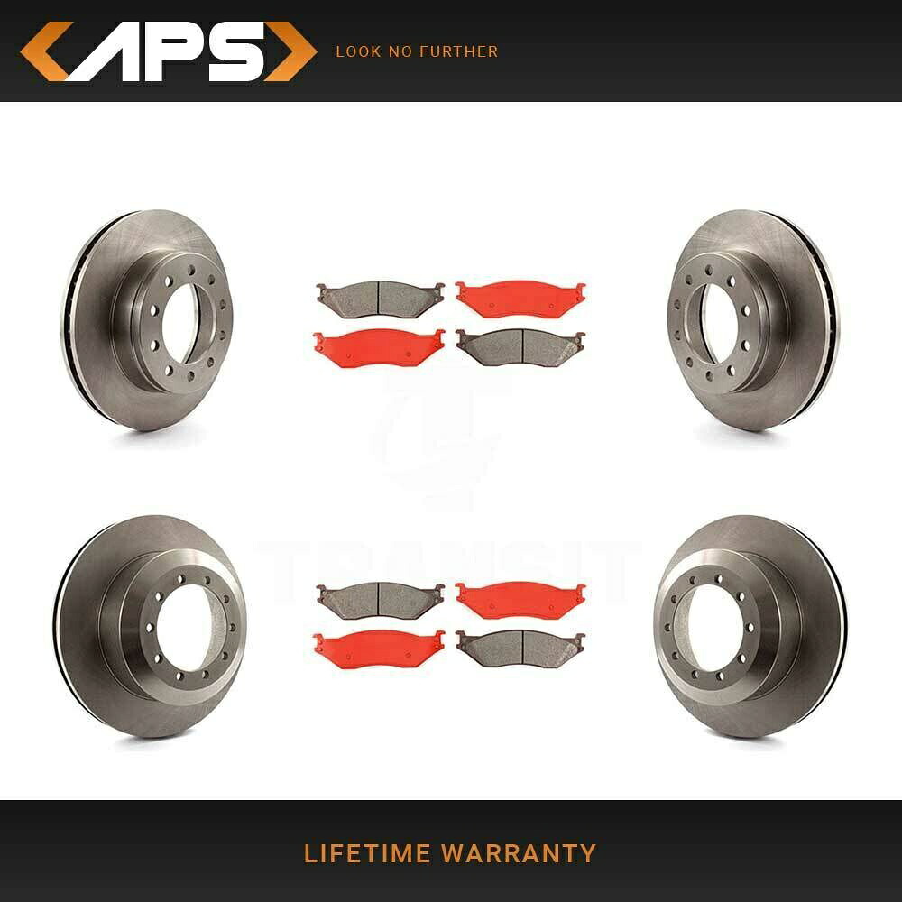 brake disc rotor フォードK8S用のフロントセミメットブレーキパッドとローター Front & Rear Semi Metlic Brake Pads & Rotors for Ford K8S【並行輸入品】