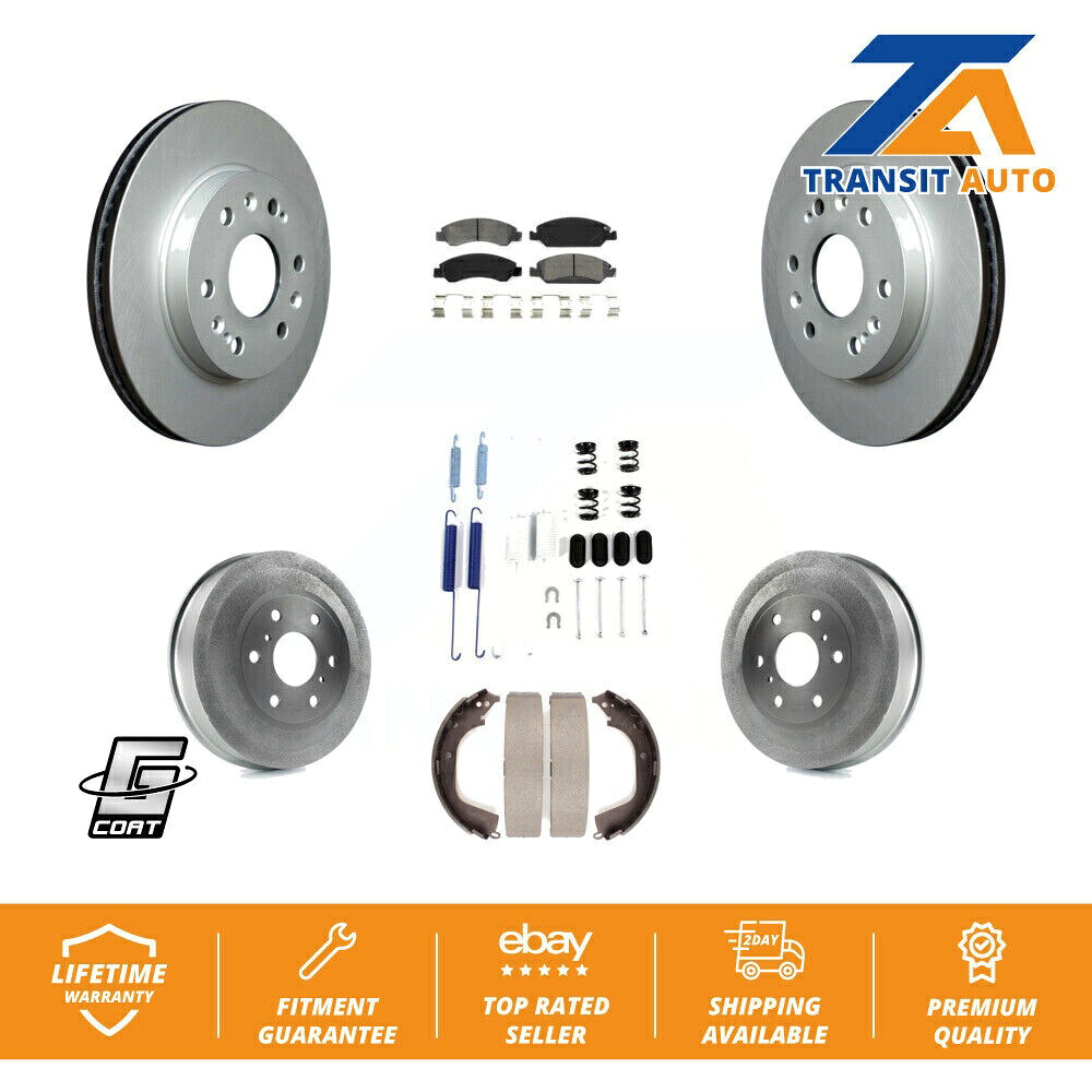 brake disc rotor シボレー1500用のフロントリアコートブレーキローターセミメタリックパッドドラムキット（7PC） Front Rear Coat Brake Rotors Semi-Metallic Pad Drum Kit (7Pc) For Chevrolet 1500【並行輸入品】