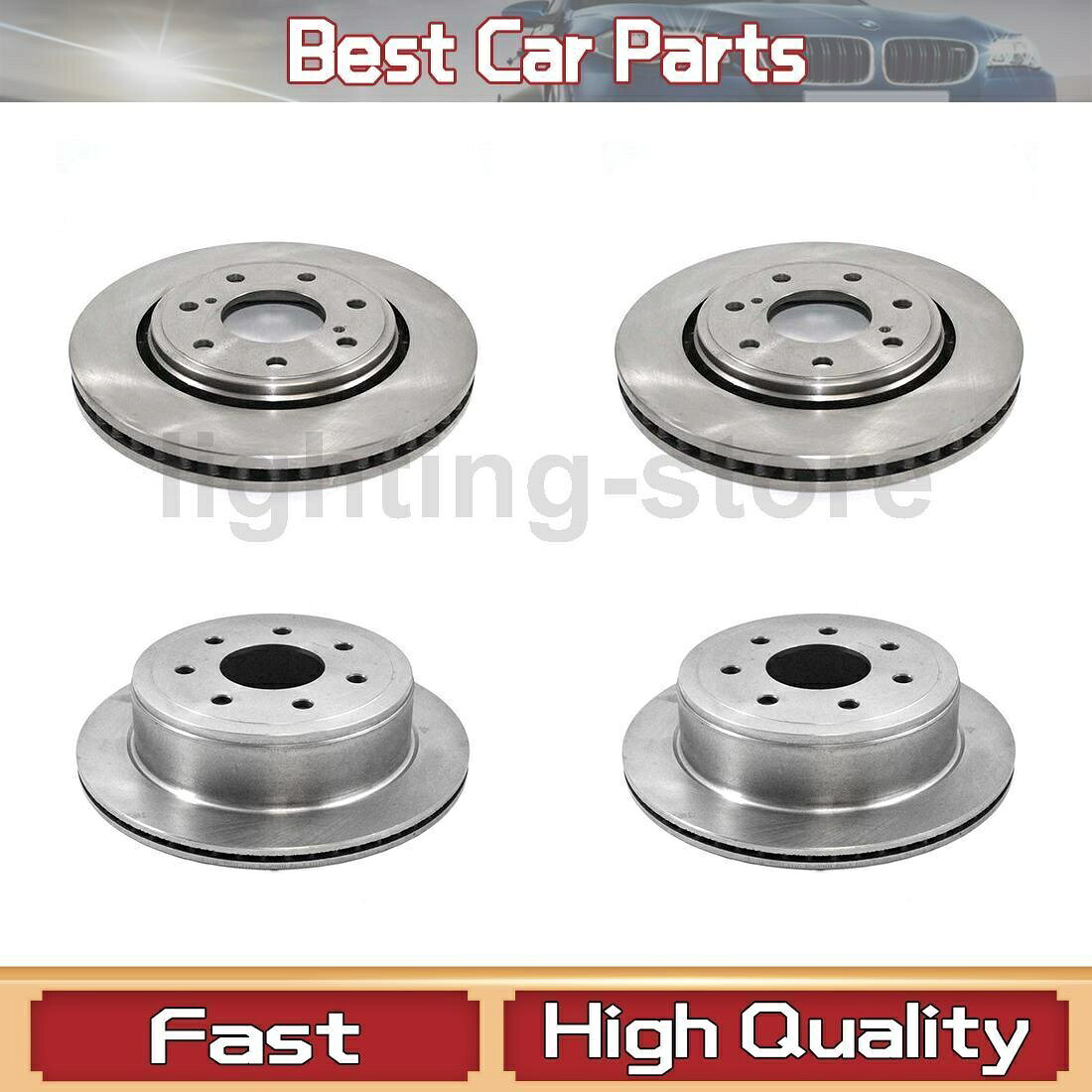 brake disc rotor Ford F-150 2010 Ford Ford Ford Duragoのフロントリアディスクブレーキローター4x Durago Front Rear Disc Brake Rotor 4X DuraGo For Ford F-150 2010 2011【並行輸入品】