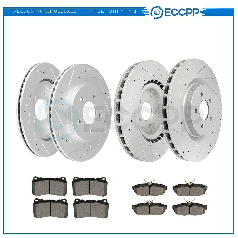 brake disc rotor セラミックブレーキパッドとローターフロントリア2011 2012 2013 2014 Ford Mustang Ceramic Brake Pads And Rotors Front Rear For 2011 2012 2013 2014 Ford Mustang【並行輸入品】 89,480円
