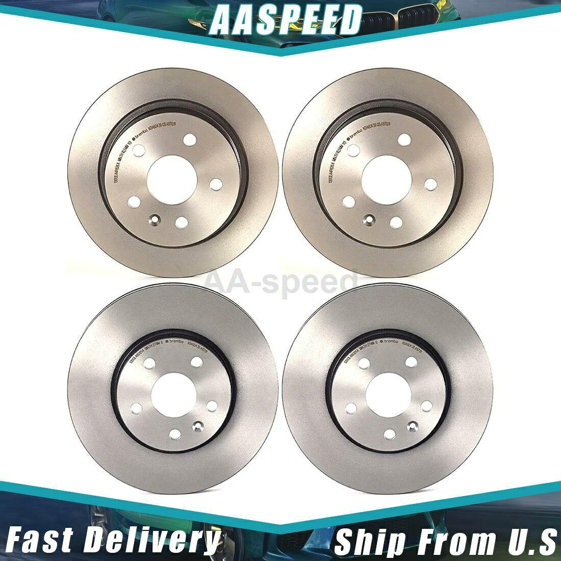 brake disc rotor 2011-2011のビュイック4xフロントリアディスクブレーキローターブレンボ For 2011-2011 Buick 4X Front Rear Disc Brake Rotor Brembo【並行輸入品】