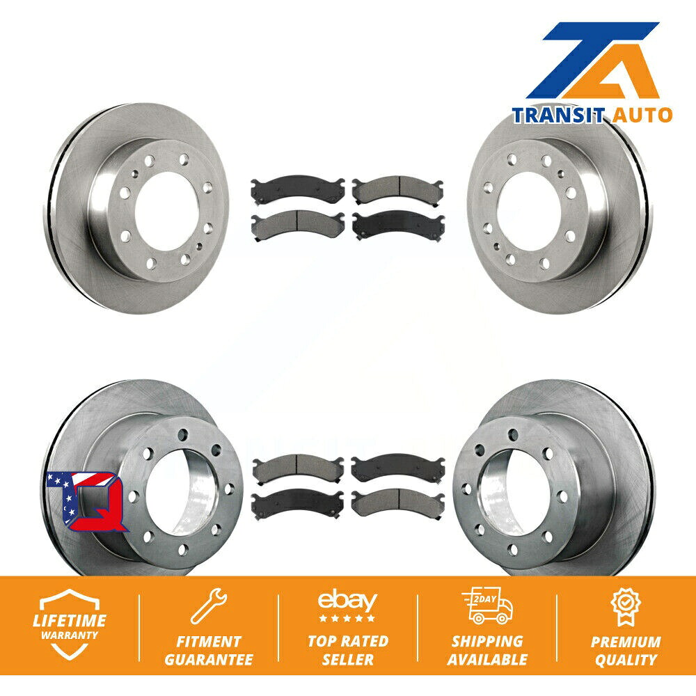 brake disc rotor シボレーシルバラード3500 HD GMC用のフロントリアブレーキローターセミメタリックパッドキット Front Rear Brake Rotor Semi-Metallic Pad Kit For Chevrolet Silverado 3500 HD GMC【並行輸入品】
