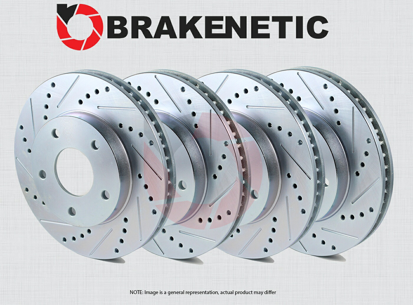 brake disc rotor [フロント +リア] Brakenetic Sport Drilled Slotted Brake Disc Rotors BSR74737 [FRONT + REAR] BRAKENETIC SPORT Drilled Slotted Brake Disc Rotors BSR74737【並行輸入品】