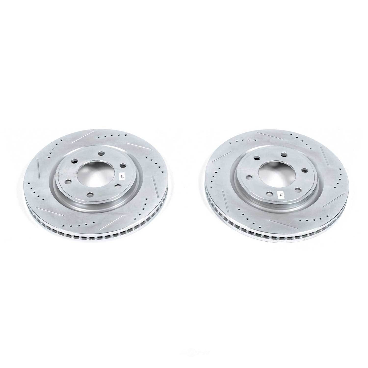 brake disc rotor ディスクブレーキローターセットフロントパワーストップJBR1552XPR Disc Brake Rotor Set Front Power Stop JBR1552XPR【並行輸入品】