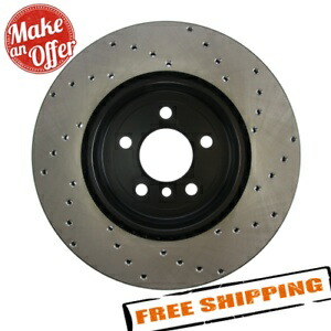 brake disc rotor 13-18 BMW 650iグランクーペ用の1ピースリアブレーキローターを停止しました StopTech Sport Drilled 1-Piece Rear Brake Rotor for 13-18 BMW 650i Gran Coupe【並行輸入品】
