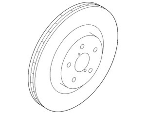 brake disc rotor 本物のスバルローター26300va000 Genuine Subaru Rotor 26300VA000【並行輸入品】