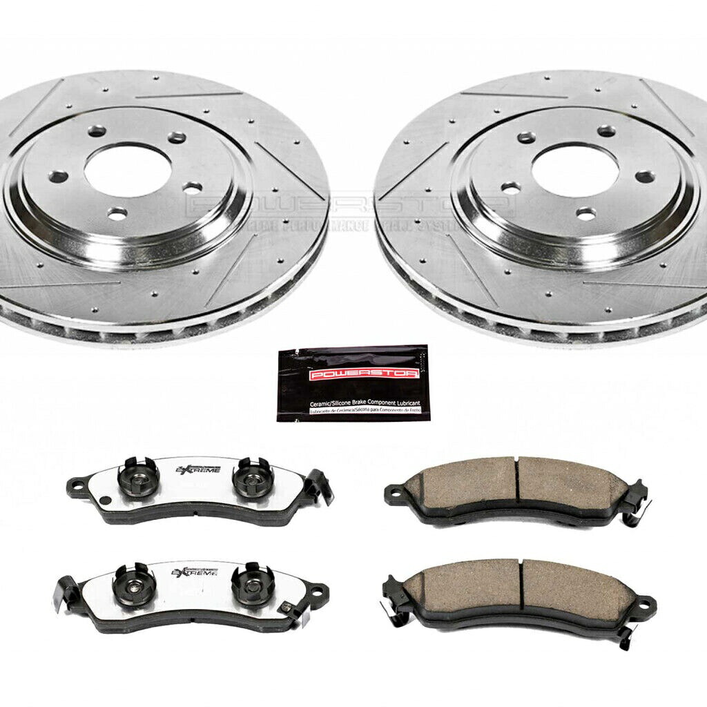 brake disc rotor フォードマスタングのパワーストップブレーキキット1994-2004-フロントZ26ストリートウォリアー Power Stop Brake Kit For Ford Mustang 1994-2004 - Front Z26 Street Warrior【並行輸入品】｜Us Custom Parts Shop USDM
