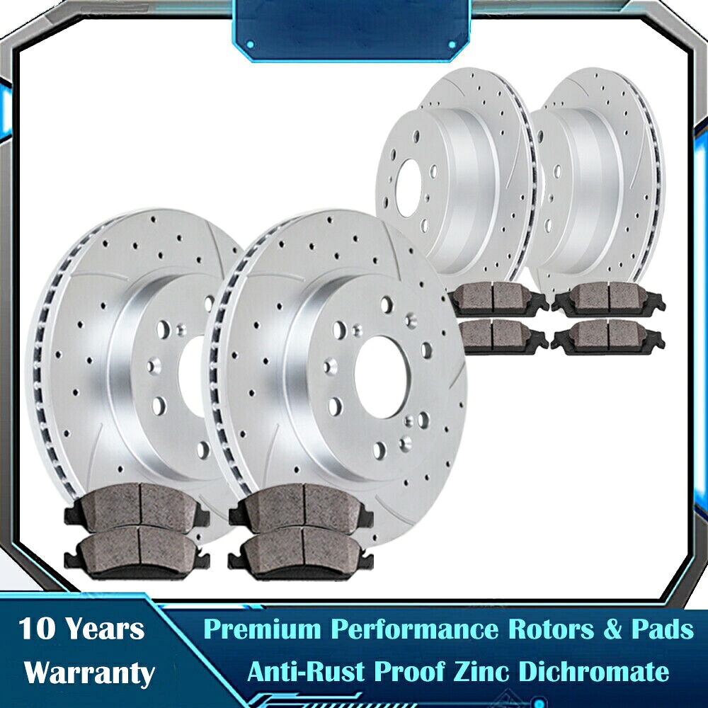 brake disc rotor シボレーシルバラード1500 GMCシエラフロントリアブレーキディスクローターとパッド用 For Chevrolet Silverado 1500 GMC Sierra Front Rear Brake Disc Rotors and Pads【並行輸入品】｜Us Custom Parts Shop USDM