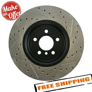 brake disc rotor STOPTECH 127.34124R SPORT DRILLILD&SLOTTED FRONT BRAKE ROTOR用14-16 BMW 535D StopTech 127.34124R Sport Drilled & Slotted Front Brake Rotor for 14-16 BMW 535d【並行輸入品】|Us Custom Parts Shop USDM