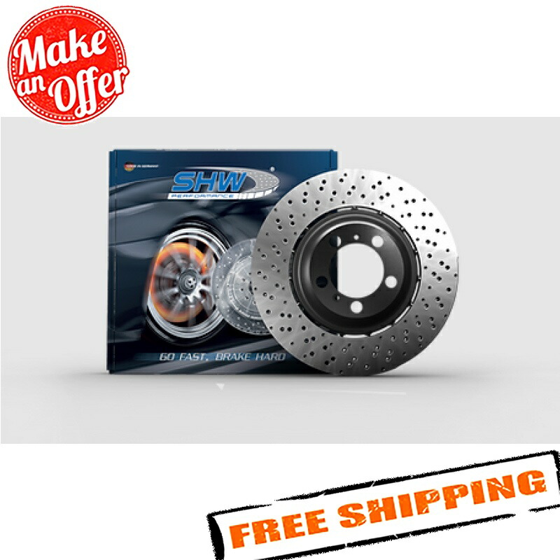 brake disc rotor SHWパフォーマンスBFL48251左フロントクロスドリルドLWブレーキローター SHW Performance BFL48251 Left Front Cross-Drilled LW Brake Rotor【並行輸入品】