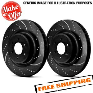 brake disc rotor EBC GD7365 3GDシリーズスポーツがくぼみ、スロット付き1ピースフロントブレーキローター EBC GD7365 3GD Series Sport Dimpled and Slotted 1-Piece Front Brake Rotors【並行輸入品】