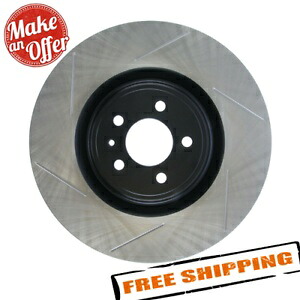 brake disc rotor STOPTECH 126.61106SRスポーツスロットスロットフロントブレーキローター2013-2014 Ford Mustang StopTech 126.61106SR Sport Slotted Front Brake Rotor for 2013-2014 Ford Mustang【並行輸入品】