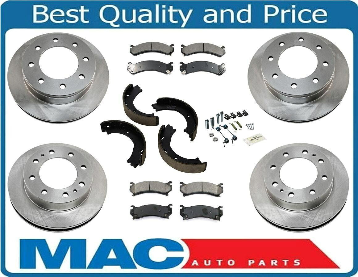 brake disc rotor フロント＆リアローターブレーキパッドパーキングシューズスプリングキットハマーH2 2003-2009 Front & Rear Rotors Brake Pads Parking Shoes Spring Kit for Hummer H2 2003-2009【並行輸入品】｜Us Custom Parts Shop USDM
