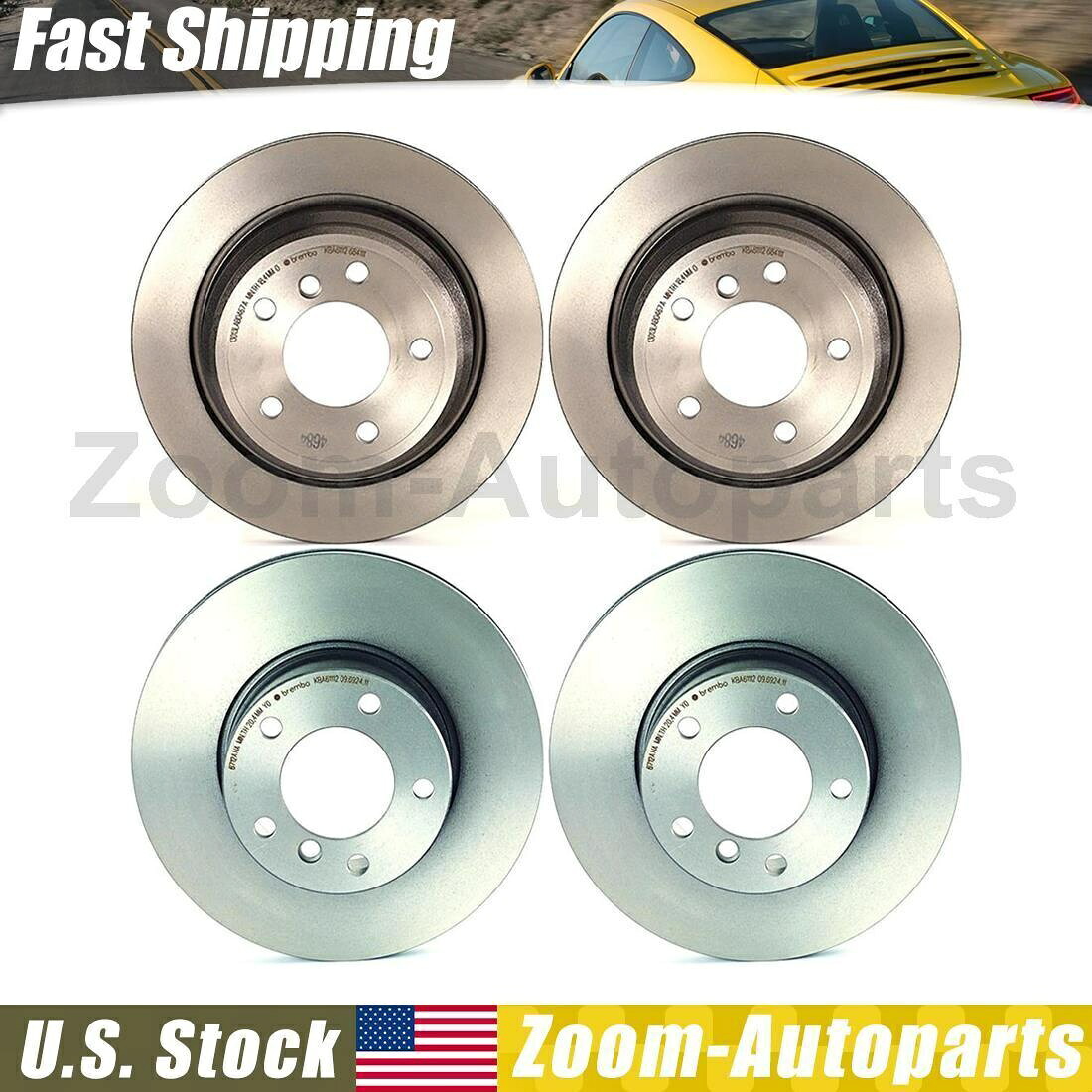brake disc rotor ブレンボフロントリアブレーキローターコンプリートセット4フィット2001-2003 BMW 525I Brembo Front Rear Brake Rotors Complete Set of 4 Fits 2001-2003 BMW 525i【並行輸入品】｜Us Custom Parts Shop USDM 92,142円
