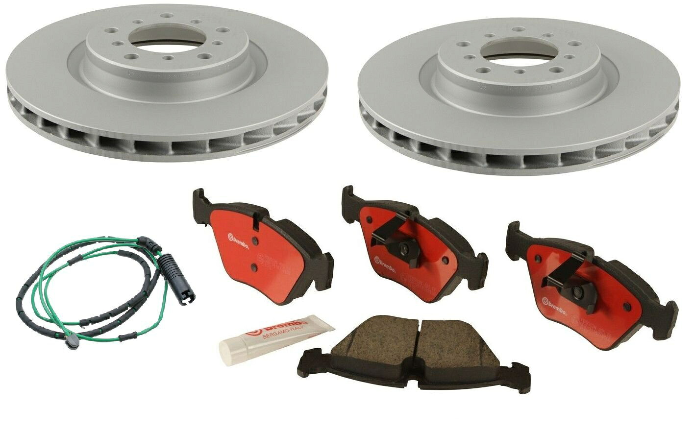 brake disc rotor Zimmerman Brake Rotors + BREMBO BRAKE PADS + SENSOR（リア）BMW E46 M3 Zimmerman Brake Rotors + Brembo Brake Pads + Sensor (Rear) for BMW E46 M3【並行輸入品】