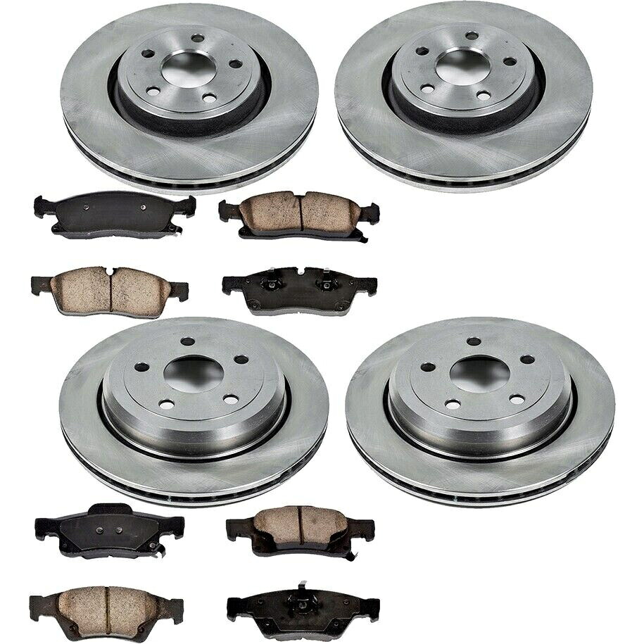 brake disc rotor 55oerep59確実な停止ブレーキディスクとパッドキット4輪セットフロントとリアのジープ 55OEREP59 Sure Stop Brake Disc and Pad Kits 4-Wheel Set Front & Rear for Jeep【並行輸入品】｜Us Custom Parts Shop USDM