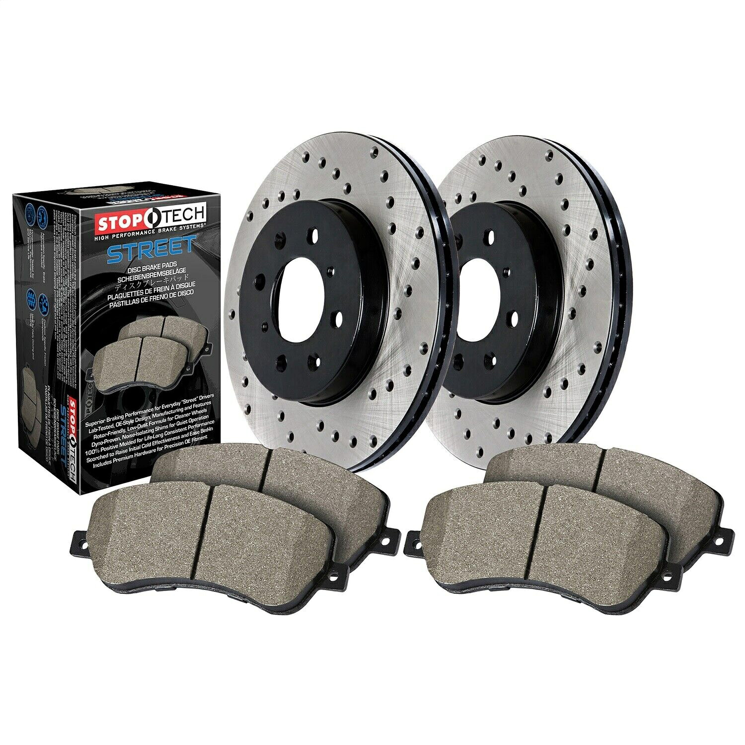 brake disc rotor STOPTECH 939.33567 STREET-2ホイールディスクブレーキキットw/クロスドリルローター StopTech 939.33567 Street-2 Wheel Disc Brake Kit w/Cross-Drilled Rotors【並行輸入品】｜Us Custom Parts Shop USDM