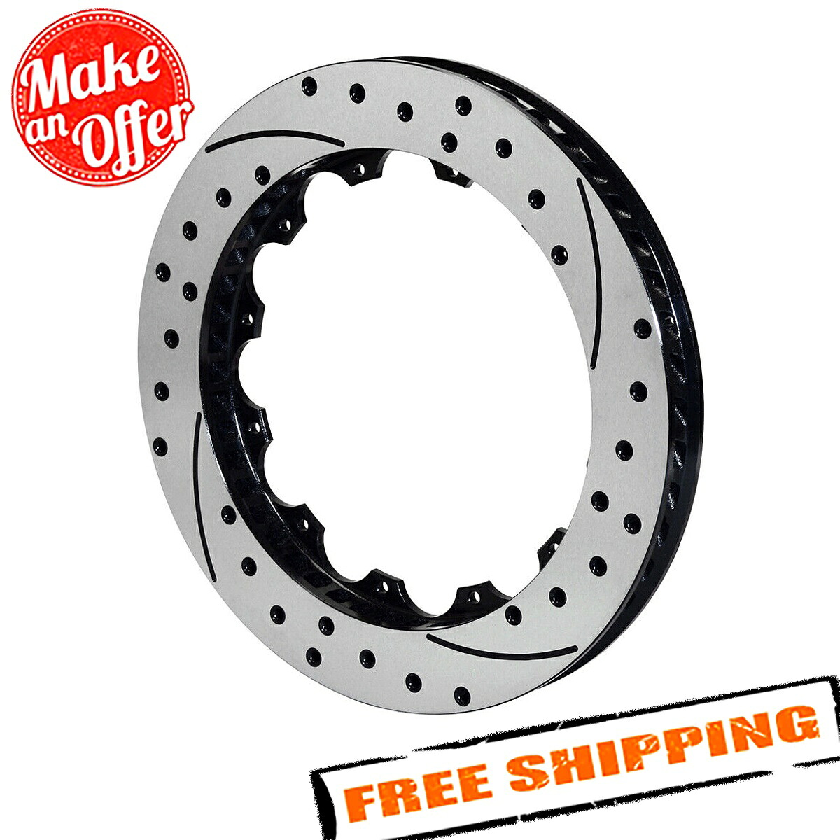 brake disc rotor ウィルウッド160-8400-BK SRPドリルパフォーマンスローター Wilwood 160-8400-BK SRP Drilled Performance Rotor【並行輸入品】