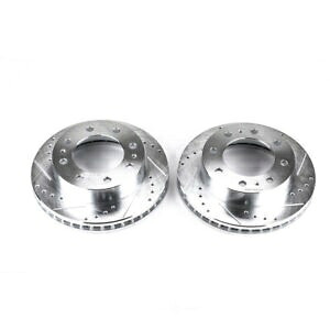 brake disc rotor 02-04のパワーストップシボレーアバランシェ2500フロントエボリューションドリル＆スロット Power Stop for 02-04 Chevrolet Avalanche 2500 Front Evolution Drilled & Slotted【並行輸入品】