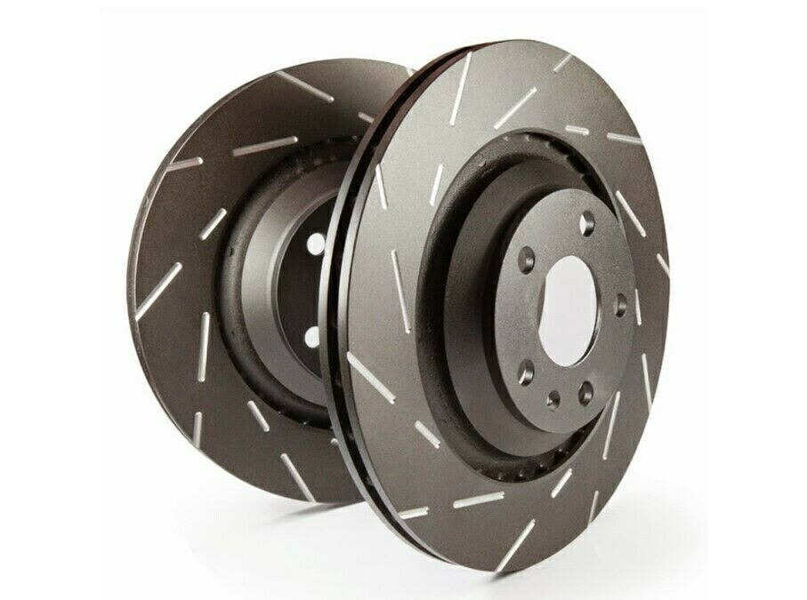 brake disc rotor EBC USR7340 USRスポーツスロットスロットブレーキローター - リアセット EBC USR7340 USR Sport Slotted Brake Rotors - Rear Set【並行輸入品】