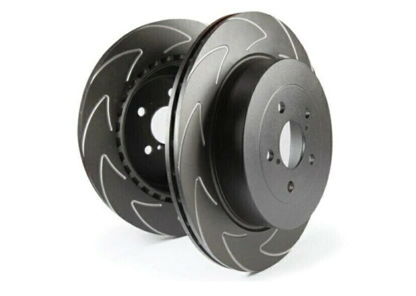 brake disc rotor EBC BSD1671 BSDスポーツブレードスロット付きブレーキローター - リアセット EBC BSD1671 BSD Sport Blade Slotted Brake Rotors - Rear Set【並行輸入品】