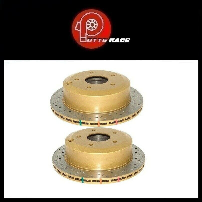 brake disc rotor DBAリアスロット＆ドリル4000シリーズローター（ペア）フィットポンティアックGTO 2005 DBA Rear Slotted & Drilled 4000 Series Rotor (Pair) Fits Pontiac GTO 2005【並行輸入品】｜Us Custom Parts Shop USDM 89,480円