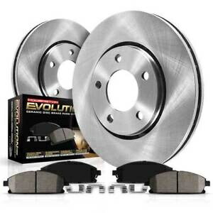 brake disc rotor KOE5184 PowerStop 2ホイールセットブレーキディスクとパッドキットの前または後部E550バン KOE5184 Powerstop 2-Wheel Set Brake Disc and Pad Kits Front or Rear for E550 Van【並行輸入品】