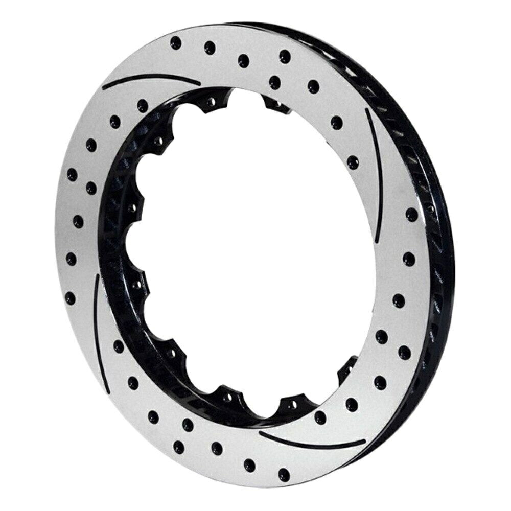 brake disc rotor ウィルウッド72湾曲したベーンドリルとスロット2ピース右側ローター160-8400-BK Wilwood 72 Curved Vane Drilled and Slotted 2 Piece Right Side Rotor 160-8400-BK【並行輸入品】