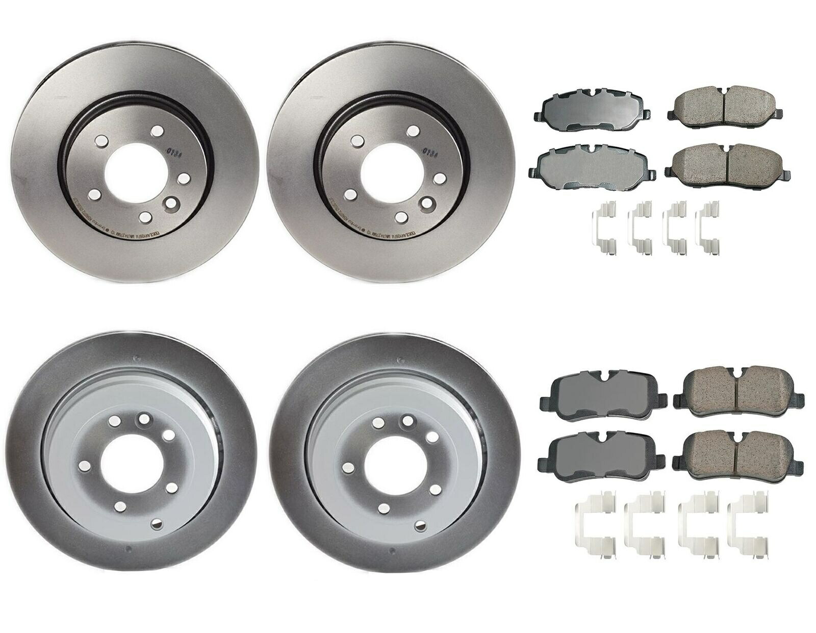 brake disc rotor Akebonoフロントおよびリアブレーキキット - LR3 4.0L V6用ユーロセラミックパッドディスクローター Akebono Front and Rear Brake Kit - Euro Ceramic Pad Disc Rotors For LR3 4.0L V6【並行輸入品】