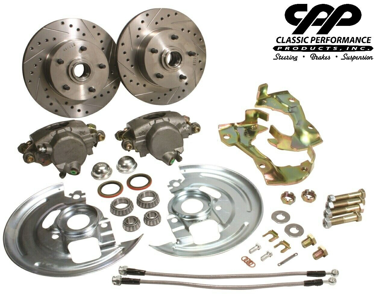brake disc rotor 1964-72シボレーシェベルエルカミノマリブストックスピンドルディスクブレーキコンポーネントキット 1964-72 Chevy Chevelle El Camino Malibu Stock Spindle Disc Brake Component Kit【並行輸入品】 90,387円
