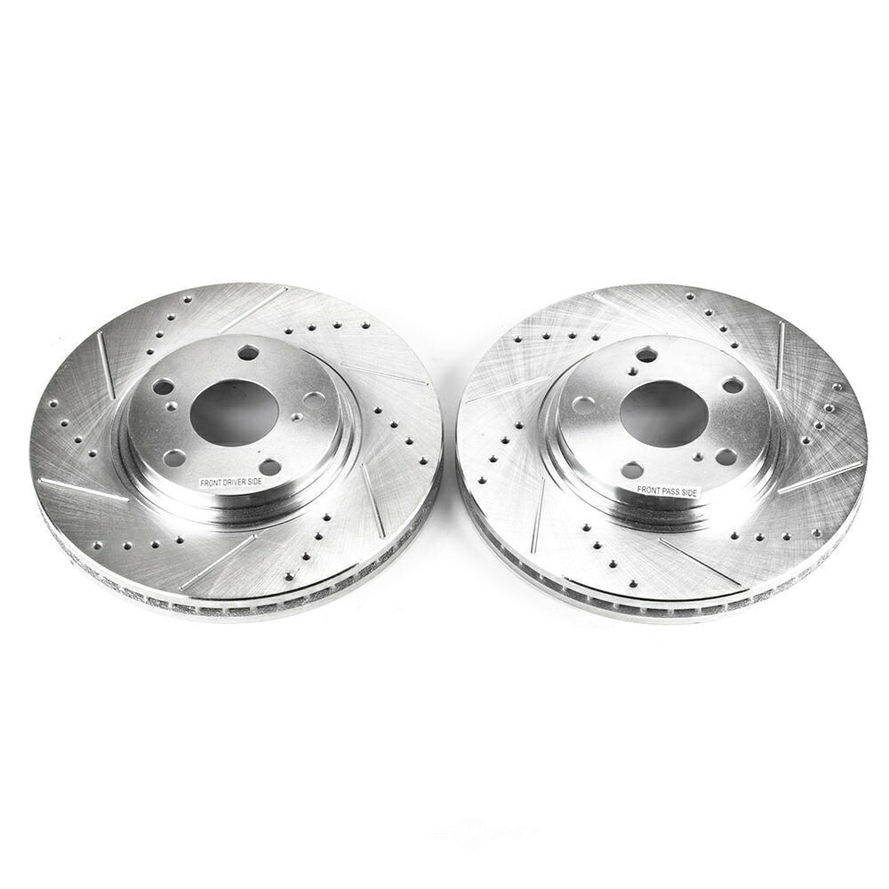 brake disc rotor ディスクブレーキローターセットフロントパワーストップJBR737XPR Disc Brake Rotor Set Front Power Stop JBR737XPR【並行輸入品】