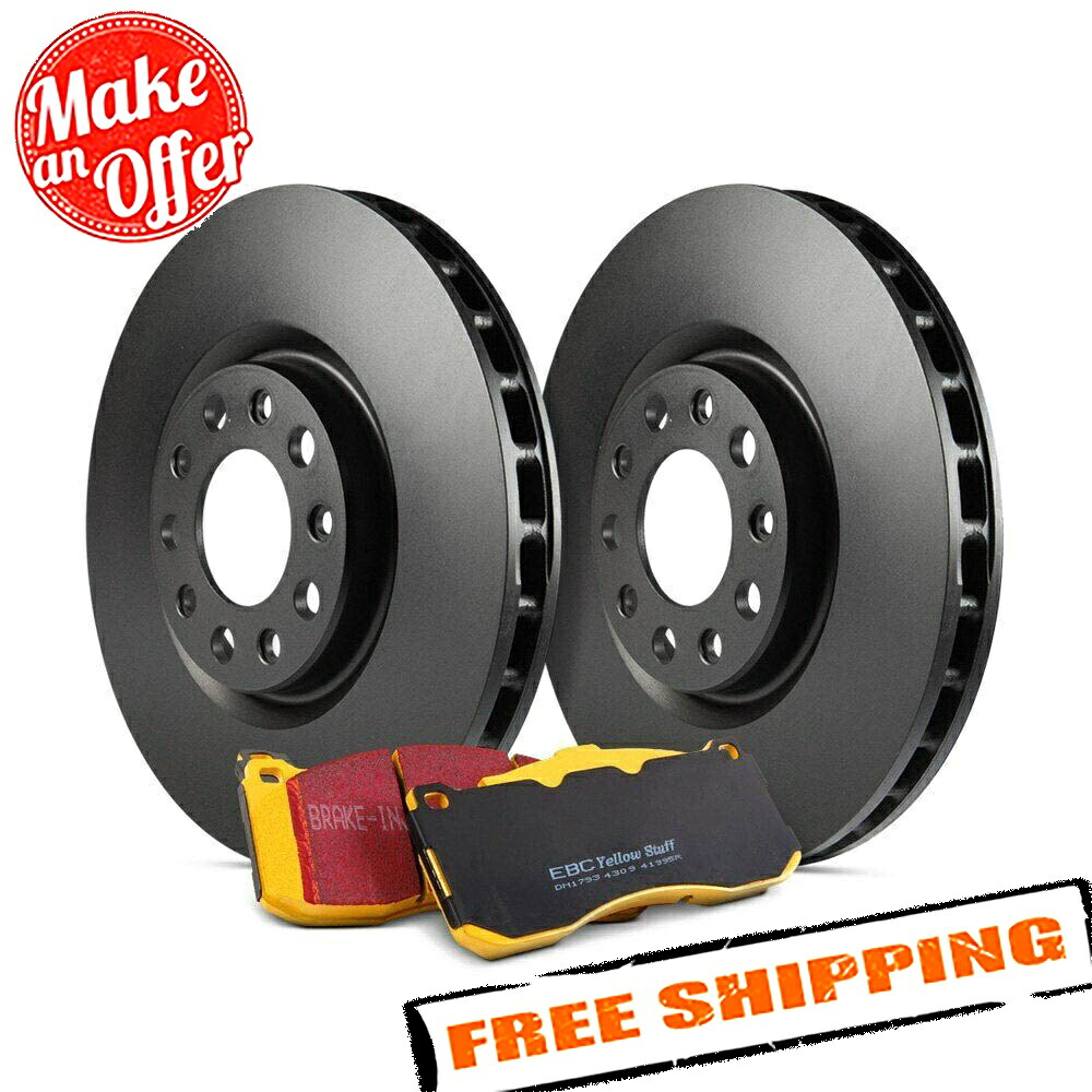brake disc rotor EBC S13KF1488ステージ13 2011-2018 RAM 3500のライトストリートプレーンフロントブレーキキット EBC S13KF1488 Stage 13 Light Street Plain Front Brake Kit for 2011-2018 Ram 3500【並行輸入品】