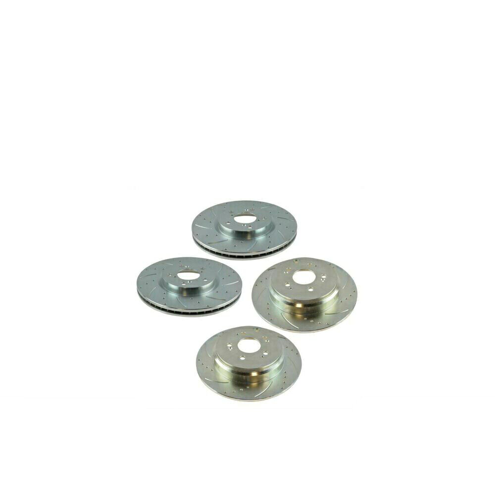 brake disc rotor Acura Hondaパフォーマンスディスクブレーキロータードリルスロットキット用 For Acura Honda Performance Disc Brake Rotor Drilled Slotted Kit【並行輸入品】