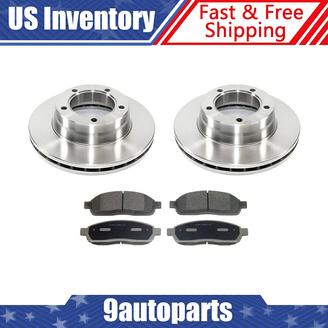 brake disc rotor 2003年のシボレーC4500コディアックリアブレーキローターとメタリックブレーキパッド For 2003 Chevrolet C4500 Kodiak Rear Brake Rotors And Metallic Brake Pads【並行輸入品】