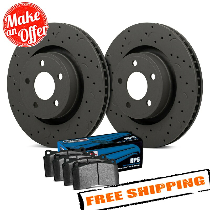 brake disc rotor Hawk Talon HPS Drilled＆Slotted Front Brake Kit 2000 Ford Mustang Hawk Talon HPS Drilled & Slotted Front Brake Kit for 2000 Ford Mustang【並行輸入品】