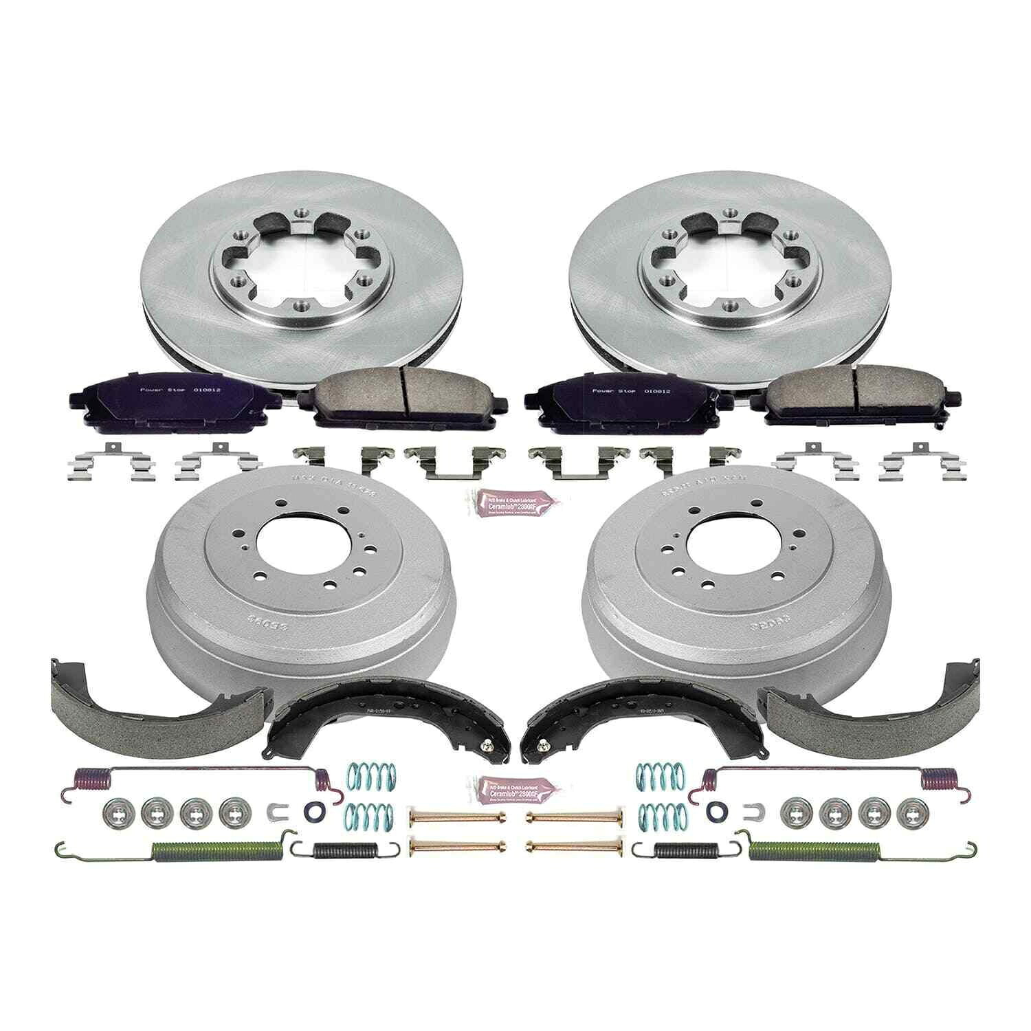 brake disc rotor Pathfinder用のパワーストップKOE15116DK Power Stop KOE15116DK 1-Click Daily Driver Pad/Rotor/Drum for PATHFINDER【並行輸入品】