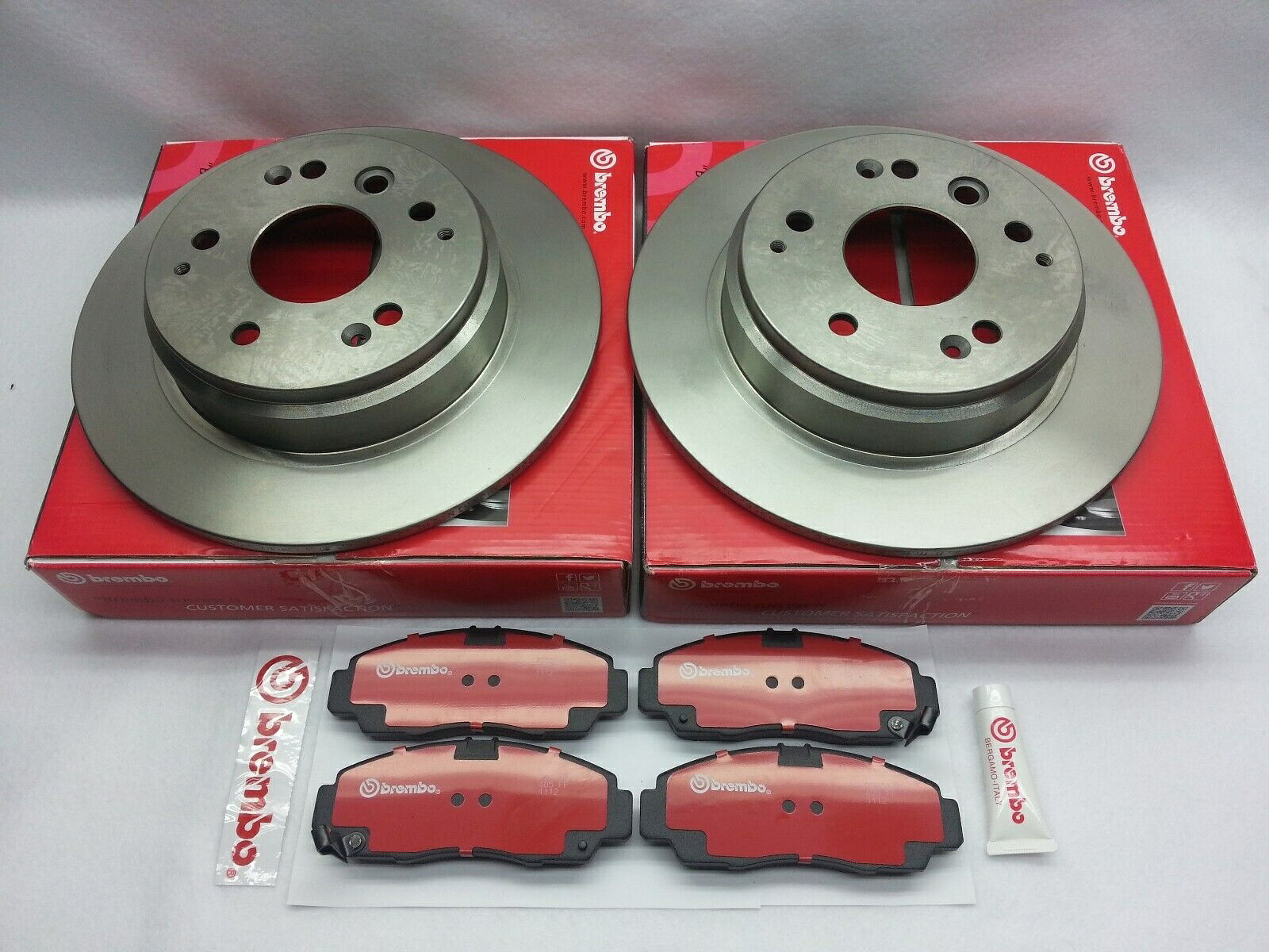 brake disc rotor BMW 745li 745i 750li 750i E65 E66フロントブレンボパッドW/センサー +ローターセット for BMW 745LI 745I 750LI 750I E65 E66 Front Brembo Pads W/Sensor + Rotors Set【並行輸入品】