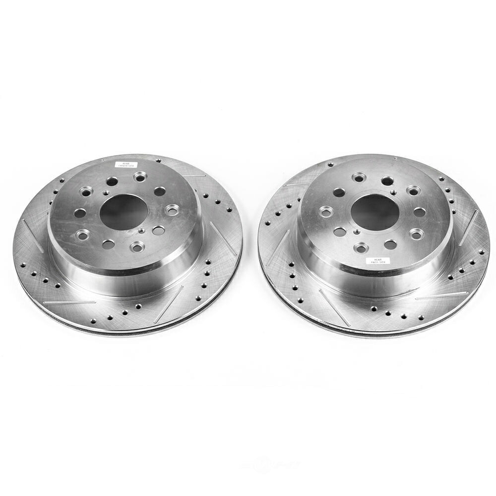 brake disc rotor ディスクブレーキローターセットドリルドリル、スロット、および亜鉛メッキブレーキローターペア後部 Disc Brake Rotor Set-Rear Drilled, Slotted and Zinc Plated Brake Rotor Pair Rear【並行輸入品】
