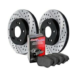 brake disc rotor フォードフォーカス12-18用ストップテックストリートドリル＆スロット1ピースフロントブレーキキット For Ford Focus 12-18 StopTech Street Drilled & Slotted 1-Piece Front Brake Kit【並行輸入品】｜Us Custom Parts Shop USDM