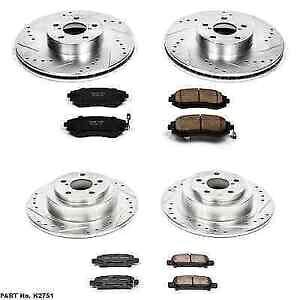 brake disc rotor パワーストップK2751フロント/リアZ23エボリューション1レガシー/アウトバック用のクリックブレーキキット Power Stop K2751 Front/Rear Z23 Evolution 1-Click Brake Kit for Legacy/Outback【並行輸入品】｜Us Custom Parts Shop USDM